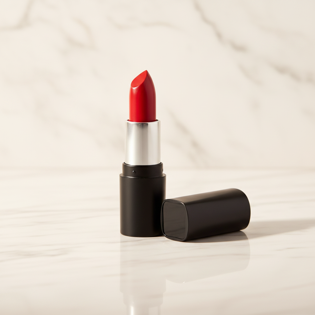 Scarlet Kiss Lipstick - 45 Degree Open Cap