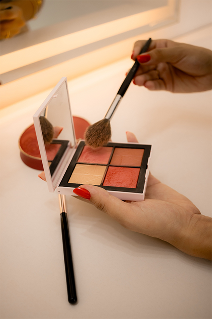 Coral Bloom 4-Pan Blush Palette